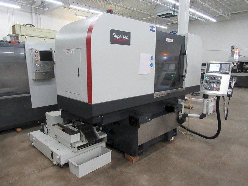 Supertec EASY-2032CNC CNC Surface Grinder w/Fanuc 0i-MF, 20"x32" Fine Pole Chuck, Full Enclosure, Coolant System w/Magnetic Separator &amp; Paper Filtration, Approx. 500 HOURS!