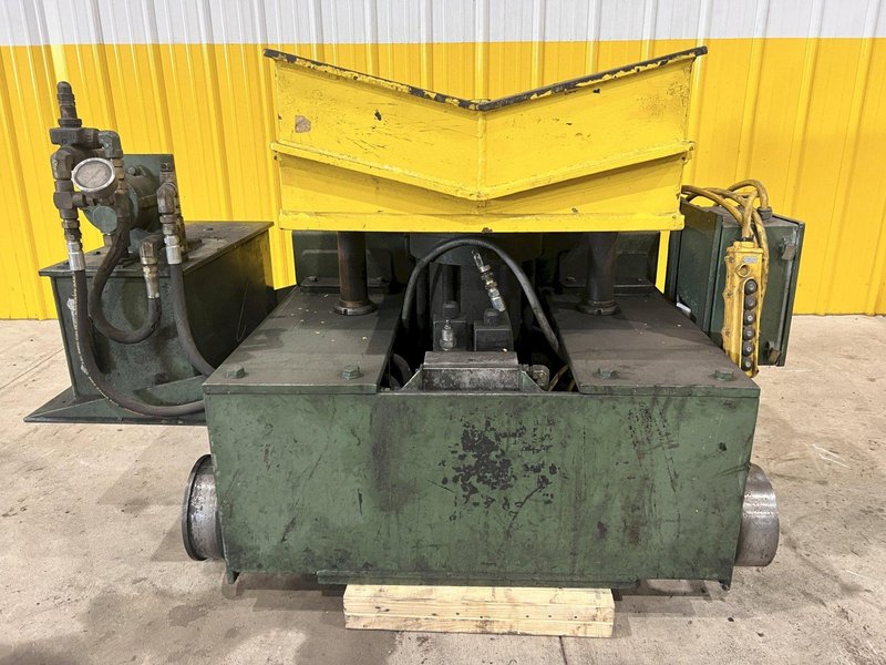 6,000 LBS AMERICAN MODEL #1000 MOTORIZED COIL REEL UNCOILER &amp; COIL CAR: STOCK #21322