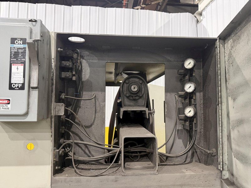 52” TIMESAVER MODEL #252-1M METAL BELT SANDER GRINDER: YOBRO 24763