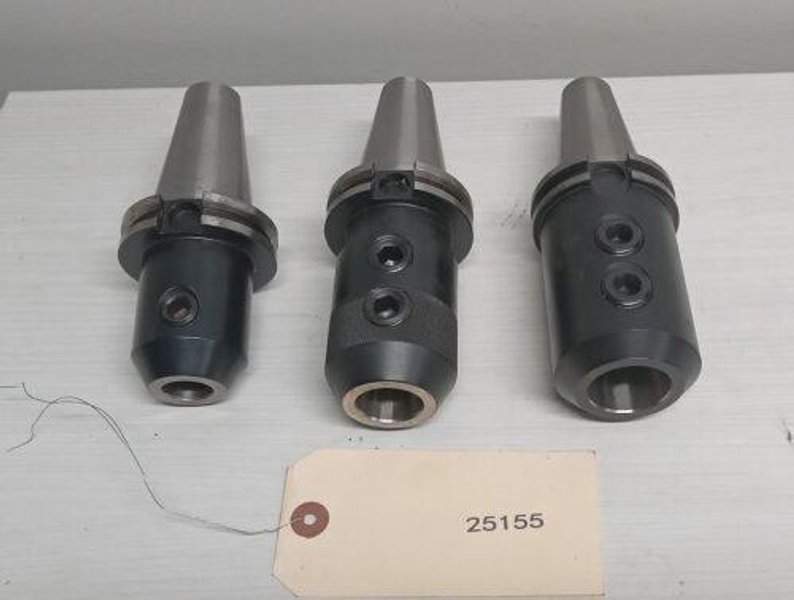 3x Cat 40 Tool Endmill Holders Weldon 1.25″ 0.75″  Kingston Kennametal Ultradex