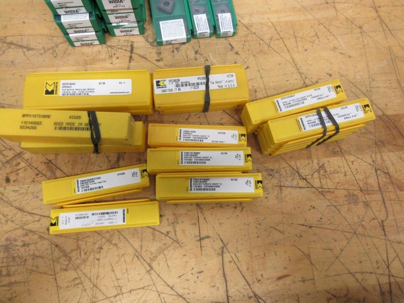 Kennametal &amp; Widia Inserts Turning, Facing/Parting Inserts (NEW)- Auction Item