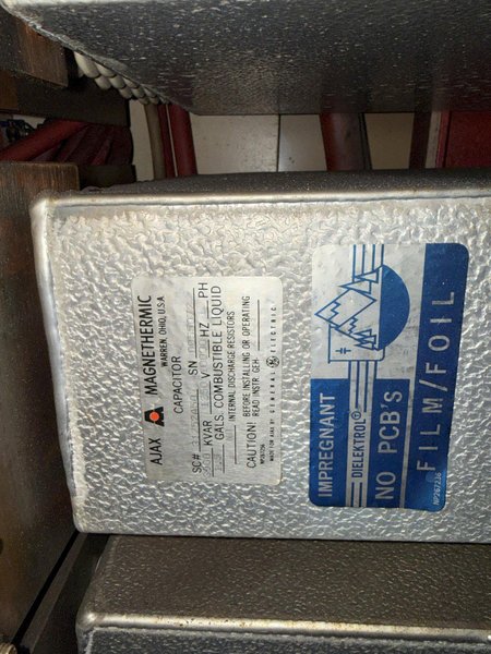 250 KW AJAX TOCCO "PACER" INDUCTION HARDENING SCANNER SYSTEM WITH MAGNESCAN QS CONTROLS: STOCK #16063