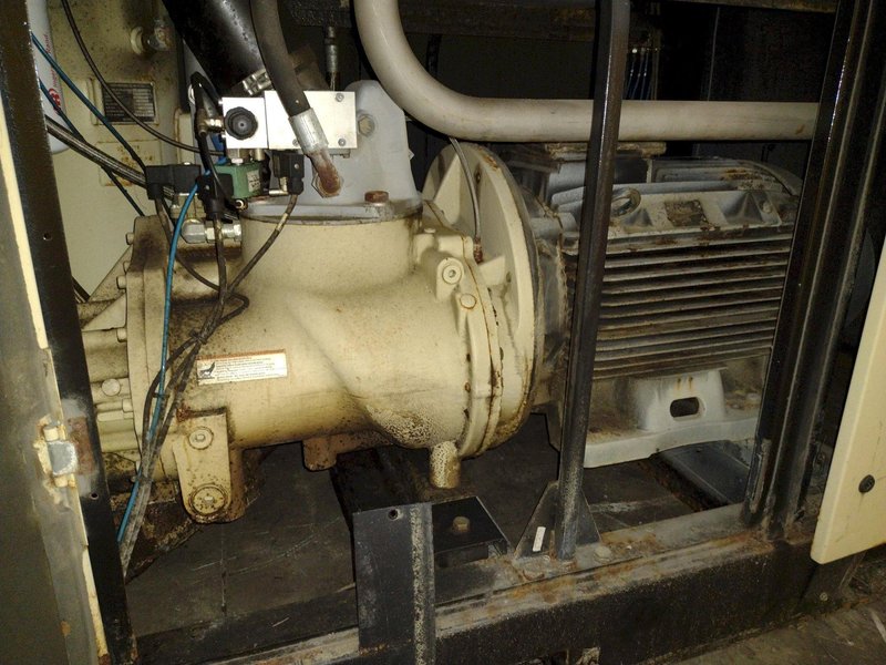 100 HP INGERSOLL-RAND MODEL RS75i-A125 ROTARY SCREW AIR COMPRESSOR W/ AIR DRYER: YOBRO #25976