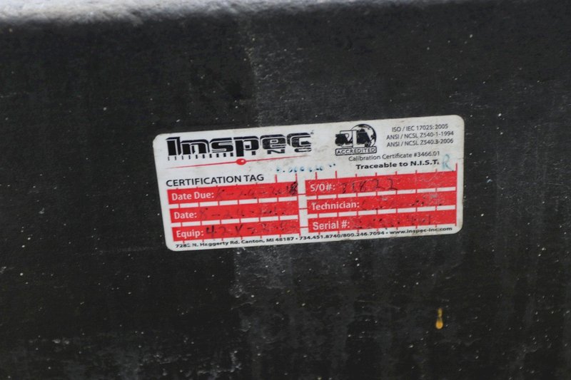 6&#039; x 4&#039; x 12&quot; BLACK GRANITE SURFACE PLATE: STOCK #12234