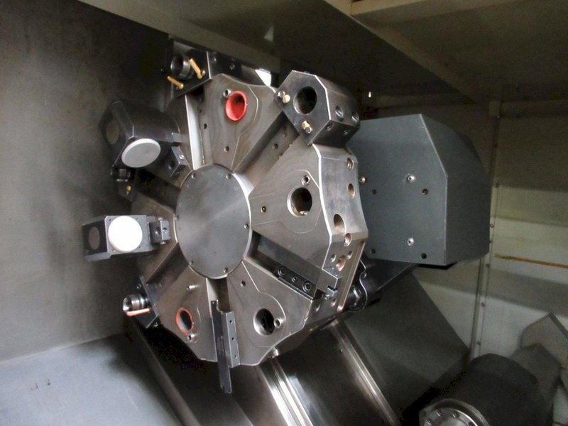 Haas ST-30 CNC Turning Center, Live Milling, 12 Station Turret, 3400 RPM Spindle, Tailstock, Chip Conveyor, Tool Presetter, Bar Feed