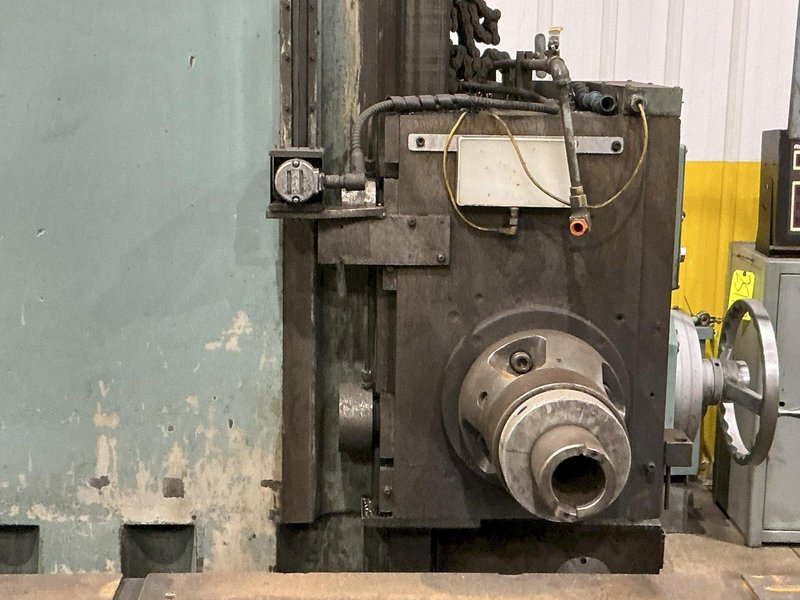 4" NOMURA MODEL #B-100WP TABLE TYPE HORIZONTAL BORING MILL 50 TAPER 96" TRAVEL: YOBRO #25193