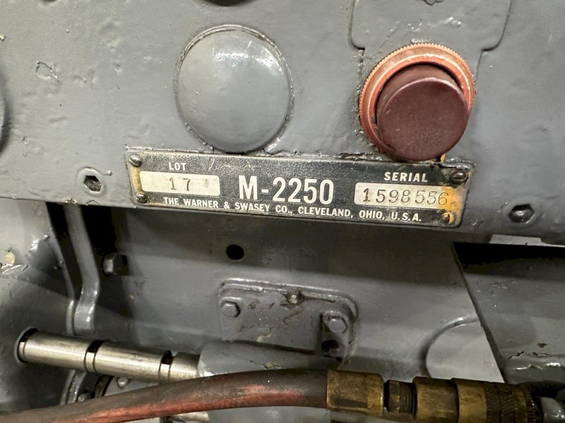 #5 WARNER &amp; SWASEY  MODEL #M-2250 TURRET LATHE: STOCK #77859