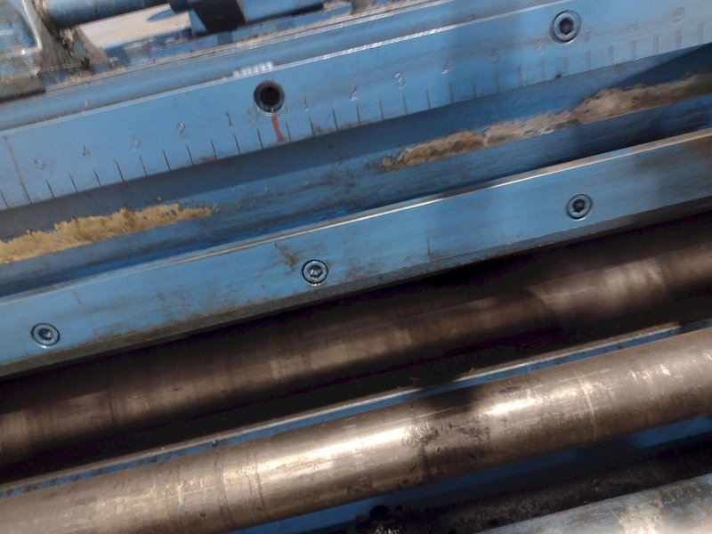 24" COOPER WEYMOUTH 7 ROLL MOTORIZED POWERED COIL STRIP STRAIGHTENER: STOCK #23702