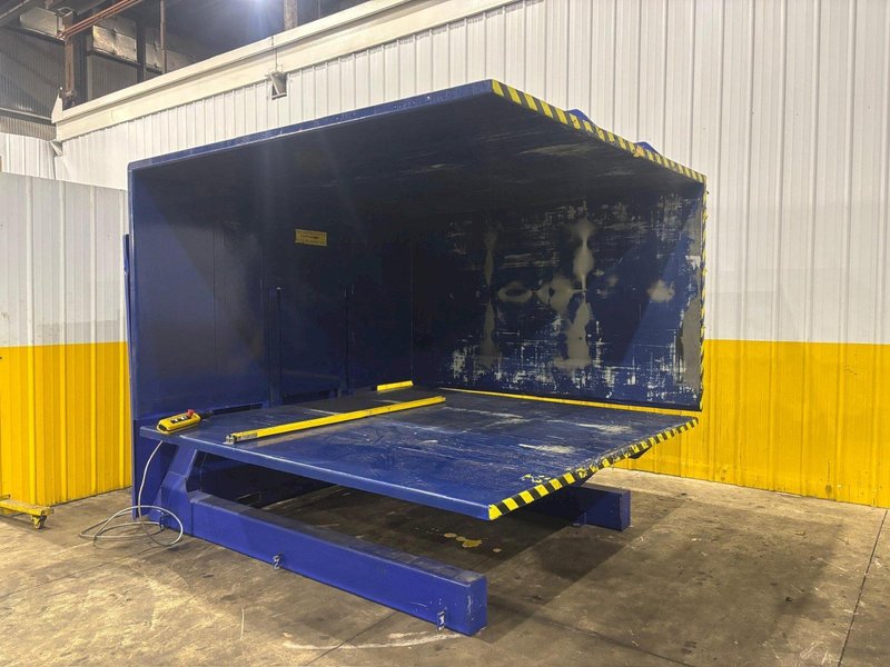 3750 LBS x 96" X 96" PREMIER MODEL #FS-WIDEBODY HYDRAULIC CLAMP &amp; ROTATE PALLET FLIPPER: YOBRO #24597