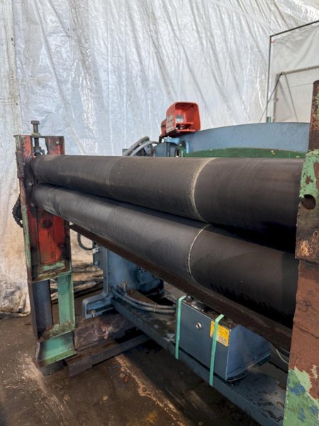 48” WIDE CUT-TO-LENGTH LINE: FAMCO SHEAR WITH FEED ROLL &amp; AMS CONTROLS: STOCK #23384