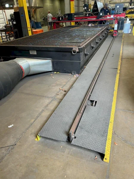 USED KOIKE ARONSON 8' X 20' 130 AMP HIGH DEFINITION CNC PLASMA CUTTER MODEL PLP-2500, Year: 2012