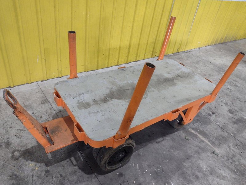(2) 72&quot; X 36&quot; A STREICH &amp; BROS HEAVY DUTY FLAT BED TOW CARTS: STOCK #23688