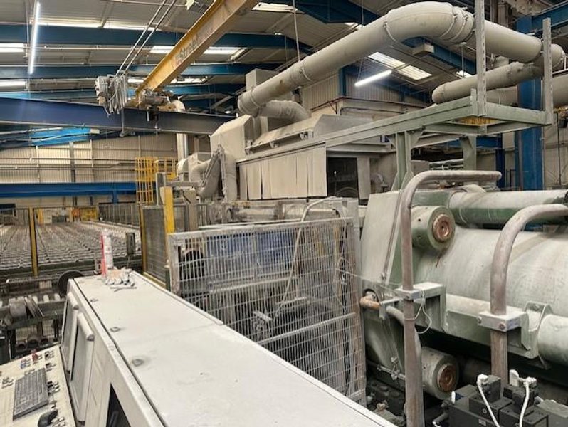 1250 MT PRESEZZI BRASS ROD OIL HYDRAULIC EXTRUSION PRESS  LINE W/ OCN HANDLING SYSTEM  Stock # 14498