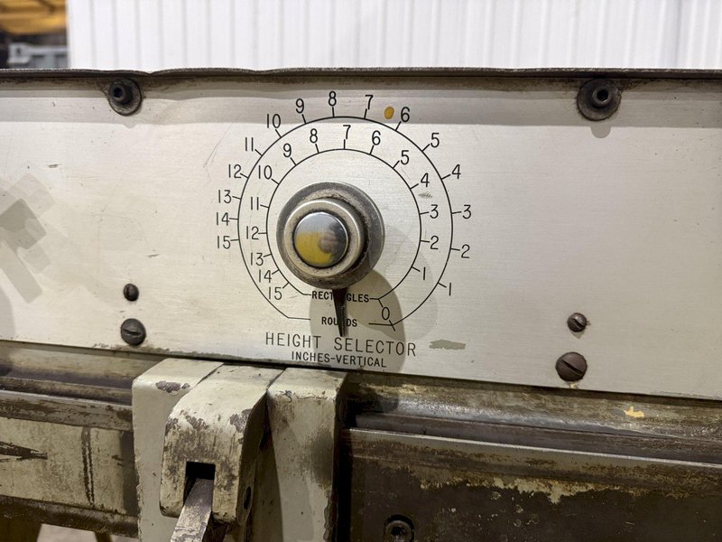 15" X 20" MARVEL MODEL #15A AUTOMATIC HORIZONTAL BANDSAW: YOBRO #24326