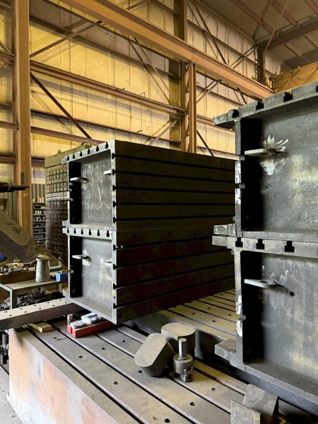 36" WIDE X 73" LONG X 29" TALL T-SLOTTED BOX TYPE RISER SET(4X TOTAL). STOCK #0548826