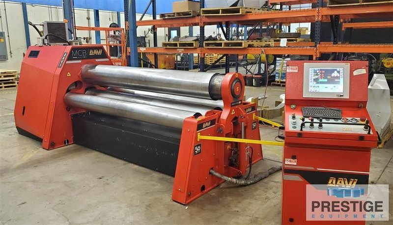 Davi MCB E-25 7/8" x 8' 4-Roll CNC Plate Bending Roll