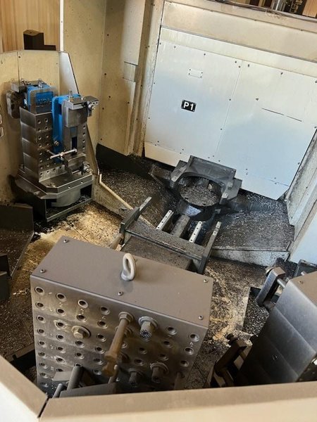 Haas EC-400 400MM HMC, 2019 – 6 Station Pallet Pool, Full 4th Axis, Tooling, 40 Taper Side Mount Tool Changer, TSC