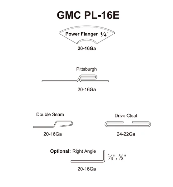 NEW 16 GAUGE PITTSBURGH MODEL PL-16E LOCKFORMER