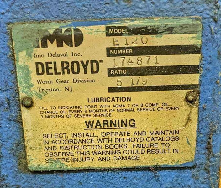 Reducer, Right Angle, Delroyd, 176 HP