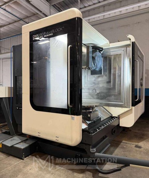 DMG DMU 80P duoBLOCK 5 Axis CNC Universal Machining Center – 18,000 RPM Mill