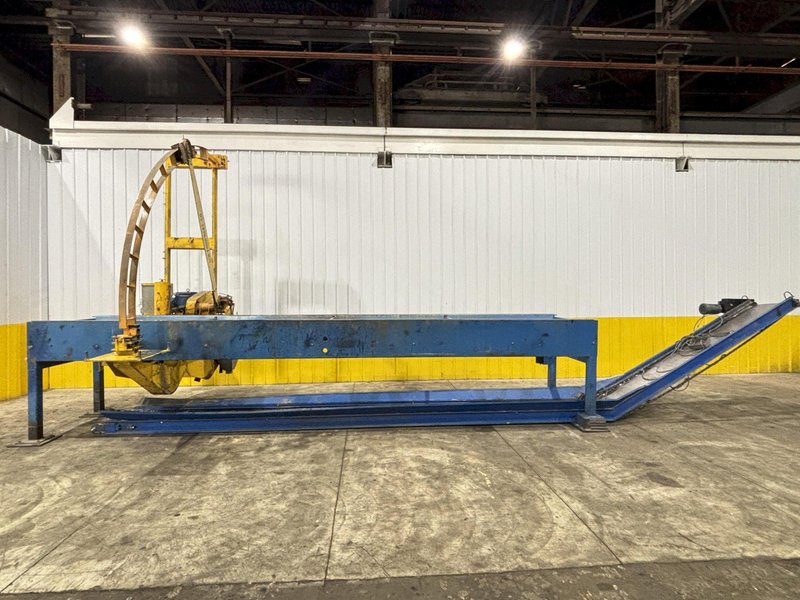 15 HP L&amp;M EQUIPMENT MODEL #HMPC-7-24 CROSS CUT BUNDLE TRAVELING ARCH WOOD BUNDLE SAW WITH CONVEYOR: STOCK #22922