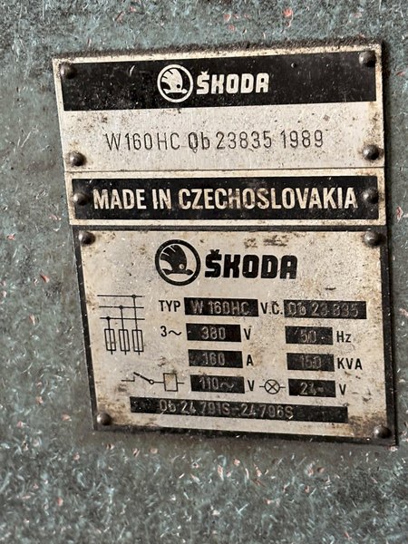 6&quot; SKODA Model W160 HC Floor Type Horizontal Boring Mill