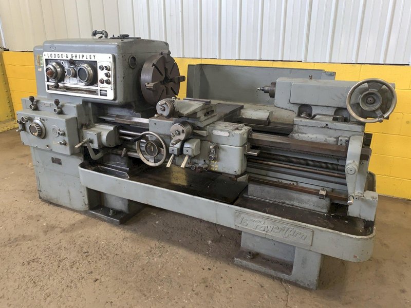 20.5&quot; X 30&quot; LODGE &amp; SHIPLEY POWERTURN ENGINE LATHE, 2-1/8&quot; HOLE: STOCK 13121