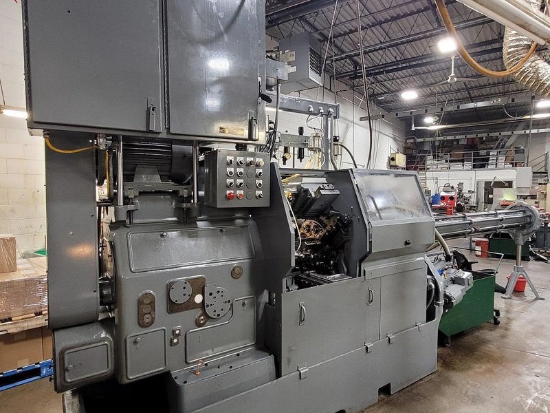 Acme Gridley Model RA-8 3/4&quot; Multiple Spindle Automatic Screw Machine, Logan Clutches, Electric Air P/O, Backworking, Complete Rebuilt-2020-As NEW.