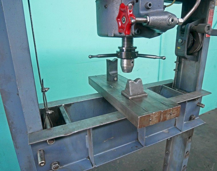 Dake 50-Ton Hydraulic H-Frame Shop Press, 50H