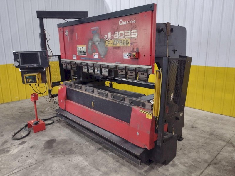80 TON X 8&#039; AMADA MODEL #FBD-8025 NT CNC HYDRAULIC PRESS BRAKE NEW 2004 : STOCK #23473