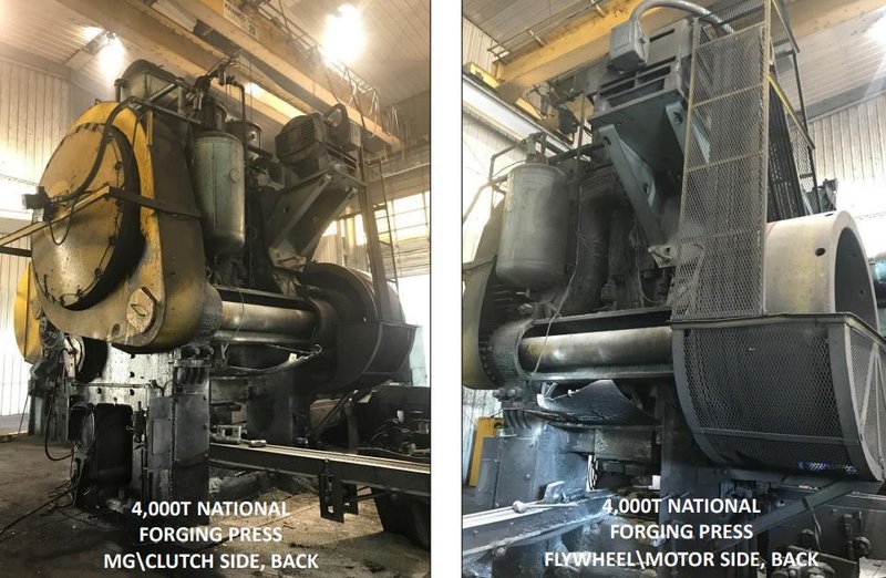 4000 TON NATIONAL MAXIPRESS FORGING PRESS: STOCK #18112