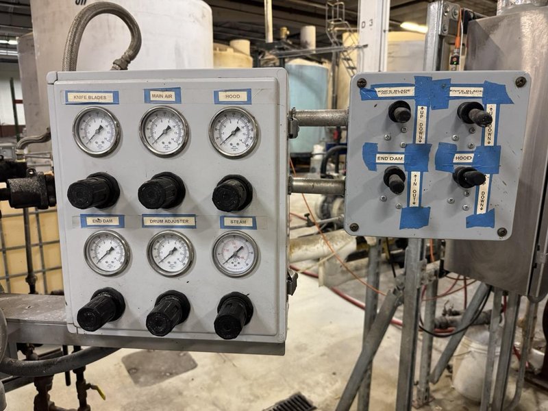 24″ x 24″ Double Drum Dryer – 2021 – Drum Drying Resources, Food-Grade Slurry Dryer