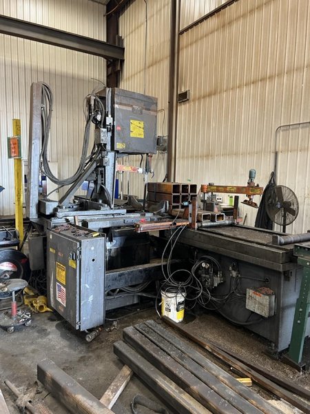24″ x 20″ HEM VT130HA60 Fully Automatic Vertical Band Saw, 2010