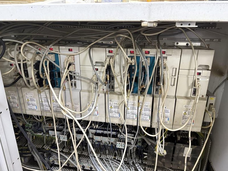 Traub TNL26 CNC Swiss Lathe, 2001- Needs Drive Replaced, Conveyor, 34 Tool Stations