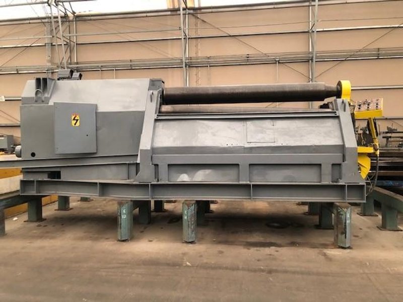 10' X 1/2" HAEUSLER 4 ROLL DOUBLE INITIAL PINCH PLATE ROLL STOCK# 2249