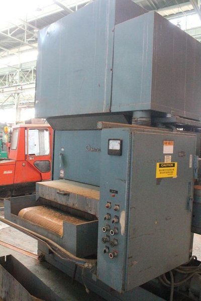 36&#039; AMADA WET BELT METAL DEBURRING MACHINE: STOCK #16817