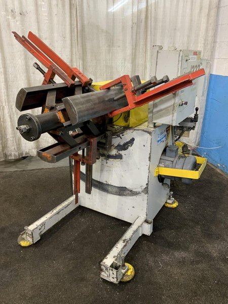 8,000 LB X 18" DALLAS MODEL DPR-818 MOTORIZED UNCOILER: STOCK #80819