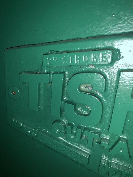 18 TON TISHKEN MODEL #CO-6-24-18 4 POST CUT OFF PRESS, 2" STROKE: STOCK #10484