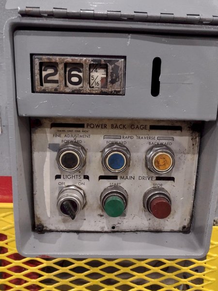 12' x 1/4" CINCINNATI MODEL #1812 MECHANICAL POWER SHEAR: STOCK #20232