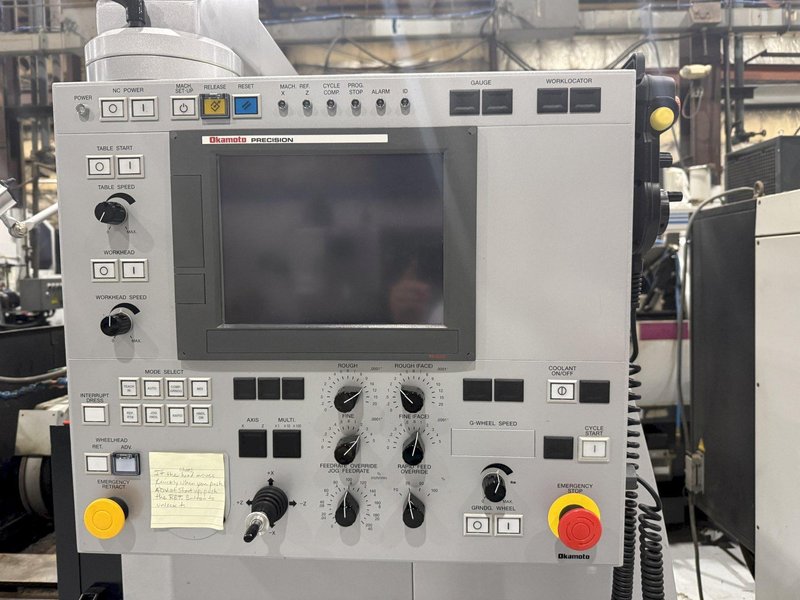 2018 Used Okamoto OGM 820U III Cylindrical NC Grinder For Sale