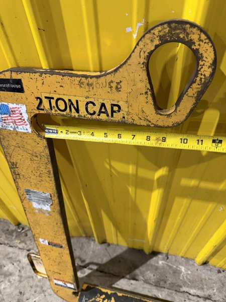 1,000 LBS CALDWELL MODEL PS-CH COIL LIFTING C-HOOK: YOBRO #25943