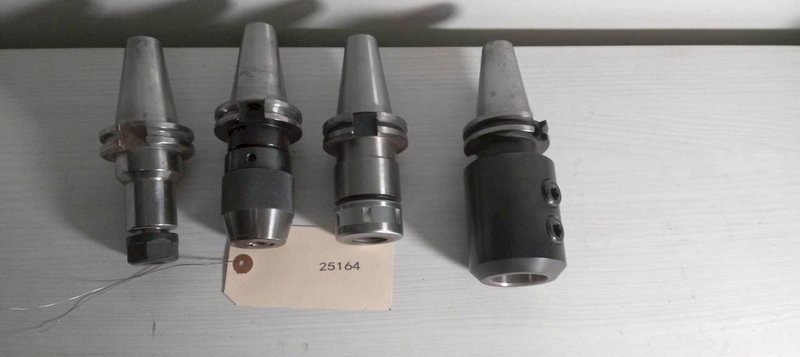4x Cat40 Cat 40 Taper Tool Holders Jacobs ER Collet 1.25″  Weldon Flat ER20