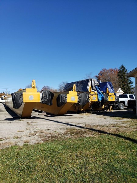 90/45 TON X 82&#039; X 40&#039; LIFT PHD 8 WHEEL OVERHEAD BRIDGE CRANE