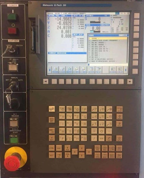 Matsuura MAM72-63V 5 Axis CNC Vertical Mill