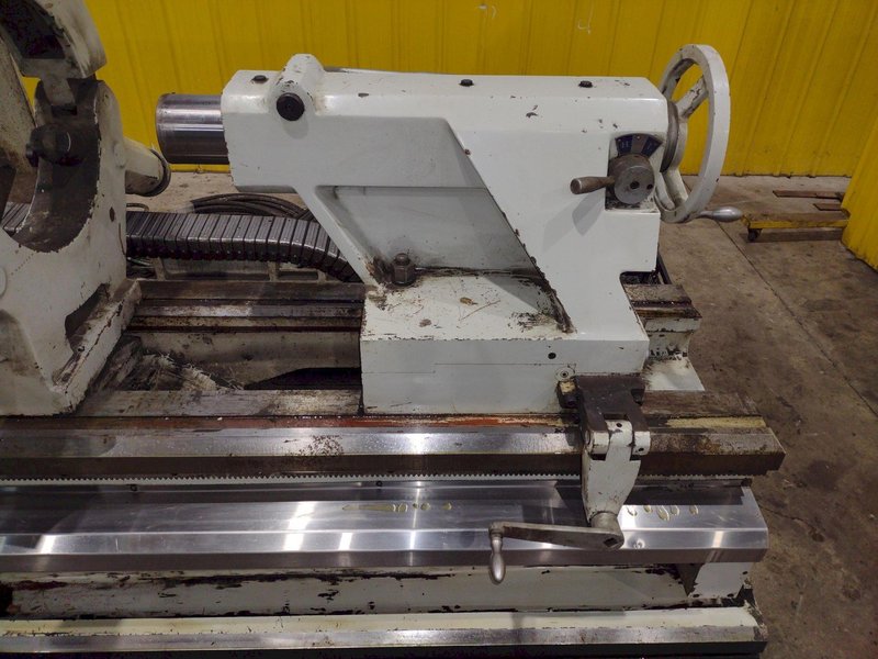 35" x 120" WILLIS MODEL #PK35 HOLLOW SPINDLE ENGINE LATHE 10" HOLE: YOBRO #24547