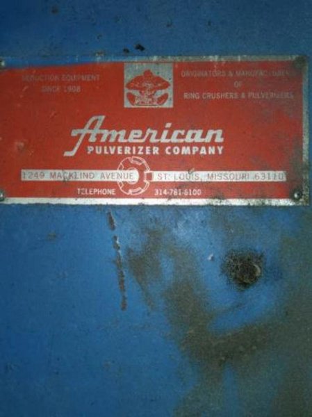 American Pulverizer Co Slow Speed Hi Torque Shredder  -  TRS