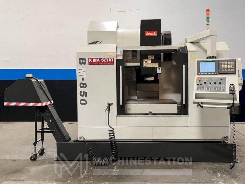 Yama Seiki BM-850 CNC Vertical Machining Center – 4th Axis Ready Mill