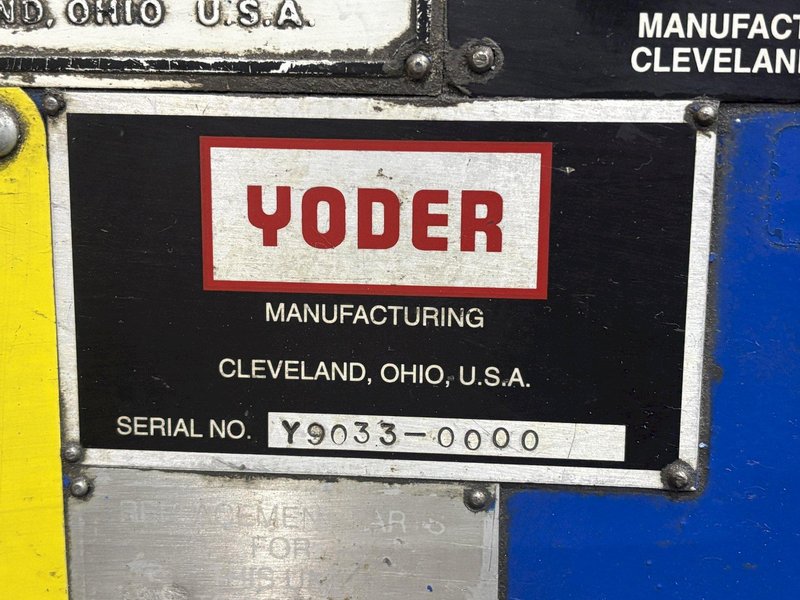 9 STAND YODER ROLLFORMER BASE WITH ELECTRICS / MAGNETEK GPD-515 DRIVE: STOCK #23428