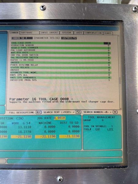 Haas VF-7/40 CNC Vertical Machining Center – 4th Axis Ready Mill