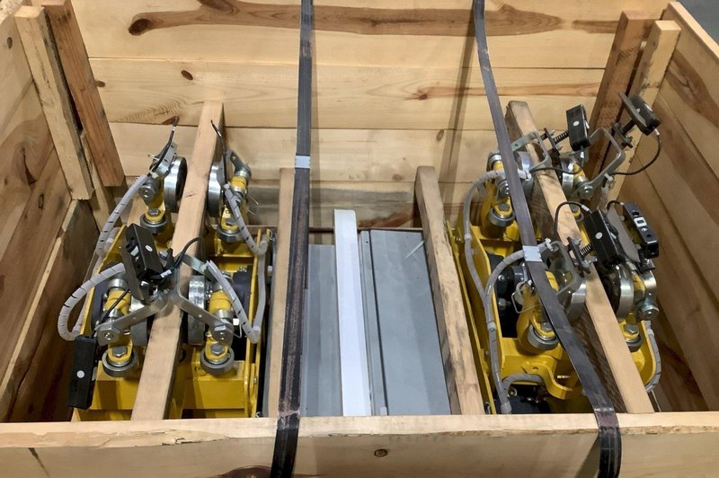 TC AMERICAN CRANE POWERED UNDERSLUNG HOIST, NEW IN CRATE: YOBRO #24828